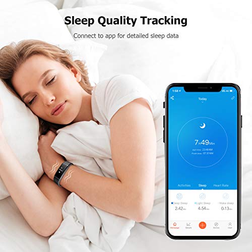 Letsfit Fitness Tracker, Activity Tracker Watch with HR Monitor, Step Counter, Pedometer Watch, Calorie Counter Smart Watch for Kids Women and Men - Thumbnail 3