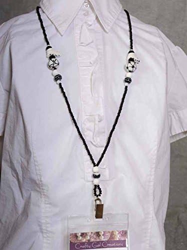ID Badge Lampwork Lanyard Soccer Shoes and Soccer balls