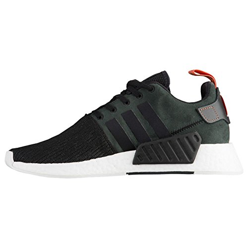 NMD R2 Mens in Core Black by Adidas, 10