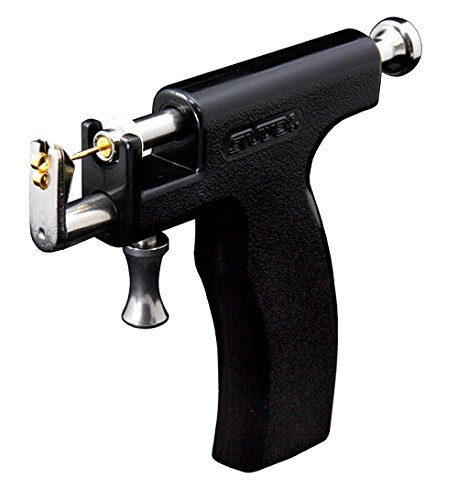 Universal Ear Piercing Instrument Kit R993 with 16 pairs cartilage earring stud hypoallergenic surgical steel baby earrings for women