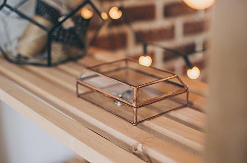 Jewellery Box Glass Jewelry Staorage Christmas Gift Ring Dish Gift fo Her Wedding box Cigarette Case