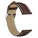 WOCCI Watch Bands, 18mm 19mm 20mm 21mm 22mm Brown Vintage-Style Leather Watch Strap for Men or Women