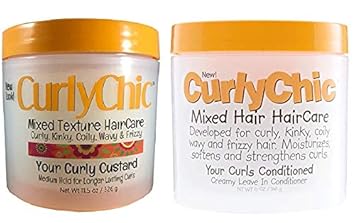 Curly Chic Texture Hair Care Your Curls Set Lv In Cond Custard