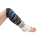Women's Multicolor Knitted Thick Warm Buttons Long Leg Warmers Black