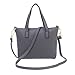 Outtop Messenger Bag Cross Body Hobo Handbag Tote Shoulder Bags for Women Girl (Gray)