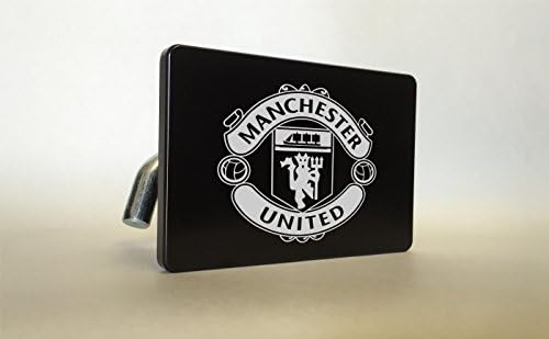 MANCHESTER UNITED FC Billet ALUMINUM Trailer Tow Hitch Cover SUV Truck RV BLACK