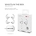 AhaStyle 2 Pairs AirPods Ear Hooks Cover Earbuds Tips Accessories [Added Storage Pouch] Compatible with Apple AirPods 2 and 1 or EarPods