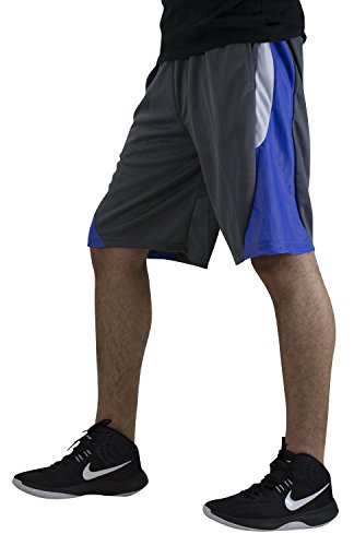 American Legend Mens Active Athletic Performance Shorts - Set 3-5 Pack, XXL