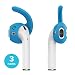 EarBuddyz 2.0 Ear Hooks and Covers Accessories Compatible with Apple AirPods 1 & 2 or EarPods Headphones/Earphones/Earbuds (3 Pairs) (Sky Blue)