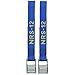 NRS 1-Inch Heavy-Duty Tie-Down Straps, Blue (12-Foot)- Pair