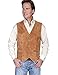 Scully Men's Cowhide Suede Vest