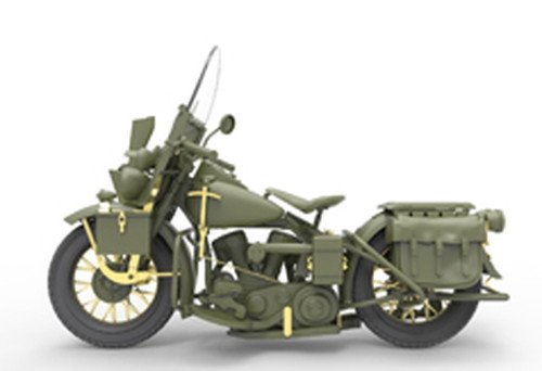 MiniArt Models 1/35 U.S. Military Policeman with Motorcycle Model Kit