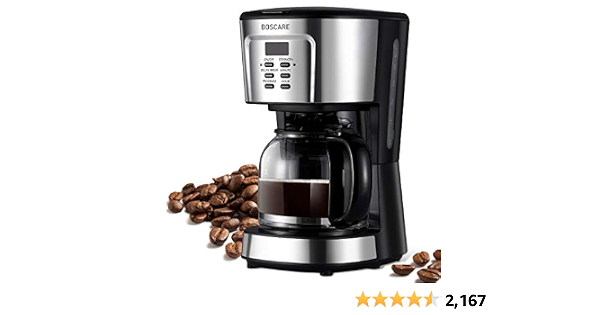 BOSCARE programmable coffee maker,2-12 