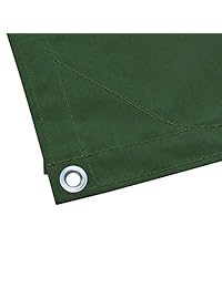 Lona de lona resistente al agua, resistente a los rayos UV, para coche, barco, camping, leña, carpintería, Verde