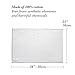 Over the Floor 2 Piece Extra Thick Cotton Bathroom Mat, Luxury Hotel and Spa Quality, White