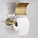 Oulantron Antique Brass Toilet Paper Holder Roll Tissue Bracket Wall Mounted