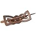Evolatree Natural Hair Barrettes for Women and Men - Handmade Wood Barrette Hair Pin - Unique Wooden Hair Styling Accessories - 4