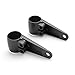 Krator NP010 Black Universal Polished Aluminum Head Fork Mounting Bracket (Fits 35mm, 39mm, and 41mm Forks)