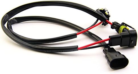 LOOYUAN 2 Pcs 9005 9006 Wire Harness HID ballast to Stock Socket For HID Conversion Kit
