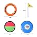 FUN LITTLE TOYS 5 Outdoor Games Set Kids Outdoor Toys with 6 Flying Discs, Zip Ball, Toss and Catch Game, Ring Toss Game and 2 Jump Ropes