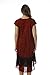 Riviera Sun Rayon Crepe Batik Marble Short Sleeve Umbrella Dress 21835-RED-1X