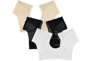 DIYEAH 3Pcs Underarm Sweat Pad Vest for Women - Breathable Sweatproof Armpit Pads for Running Yoga and Daily Wear Washable Sw