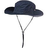 Oversize XL XXL Large Wide Brim Waterproof UPF 50+ Bucket Sun Summer Travel Fishing Hiking Fisherman Hat Detachable Chin