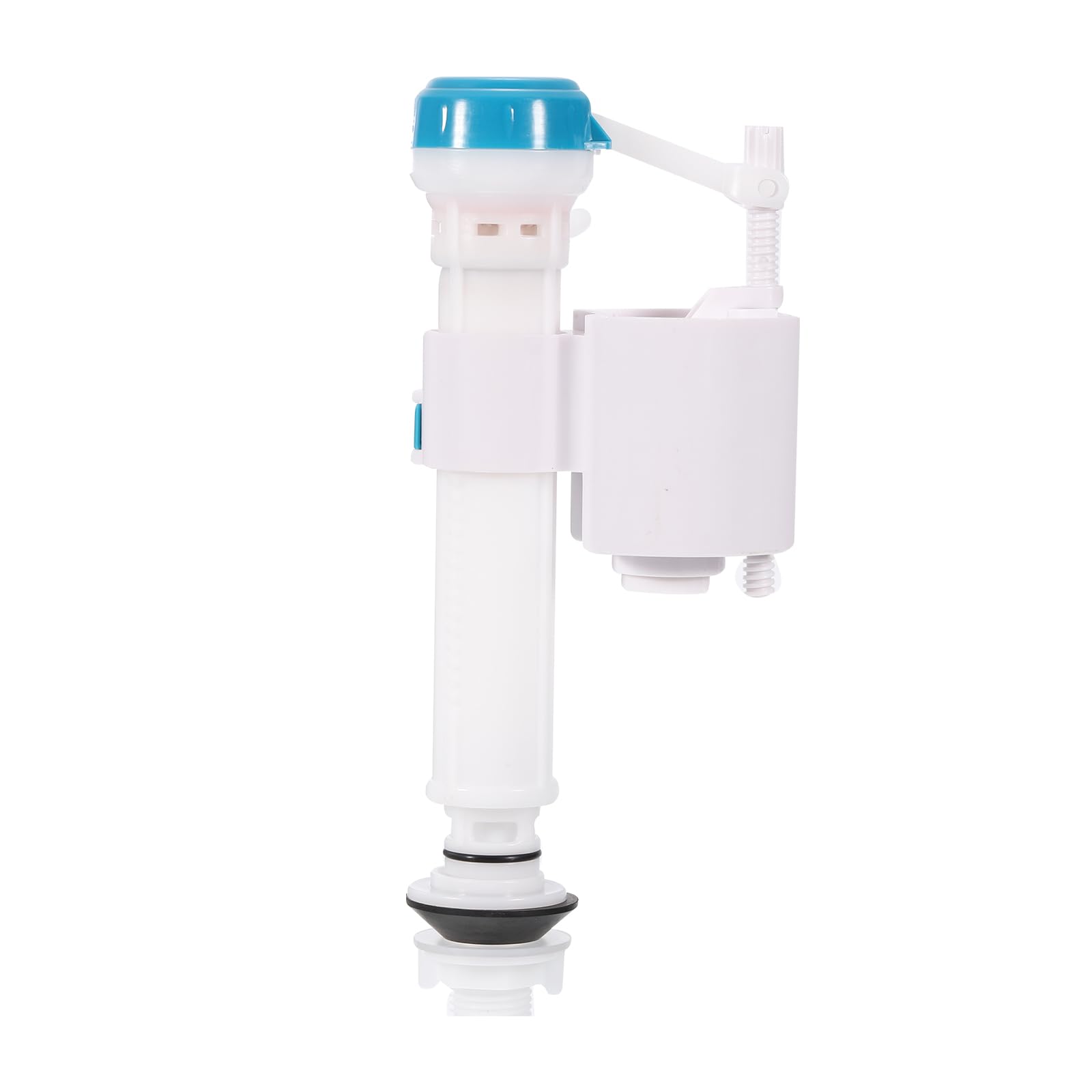 uxcell Toilet Flush Valves, G1/2 Plastic Fill Valve Toilet Cistern Flush Push Button Valve Inlet Fill Valve Toilet Replacement Parts, White