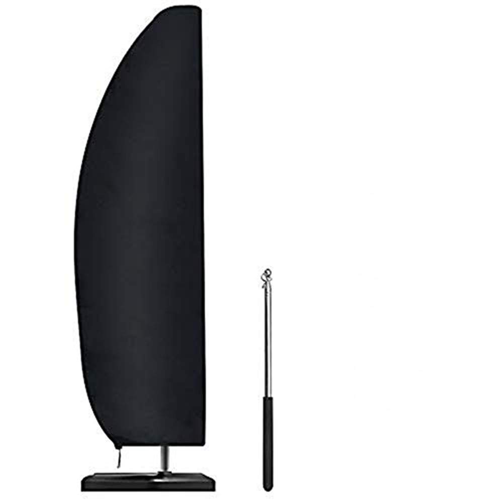 Parasol Cover with Rod, Waterproof Cantilever Parasol Cover, Heavy Duty Garden Umbrella Cover