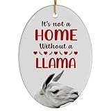 Cream Llama Christmas Ornament 2024 - Its Not A