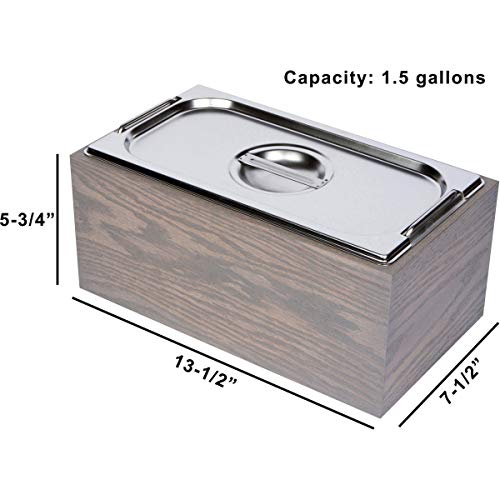 Designer Kitchen Countertop Compost Bin with Dishwasher Safe Easy Carry