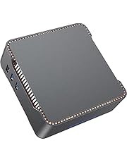 Mini PC Windows 10 Pro, 8GB RAM 128GB ROM Mini Computer Intel Celeron J4125(up tp 2.70Ghz) Quad-Core Dual HDMI Gigabit Ethernet Dual Band WiFi 2.4G/5G Bluetooth 4.2 Support Triple Display, 4K UHD