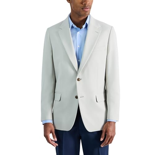 Haggar Men's The Active Series Stretch Tailored Fit Gabardine Blazer