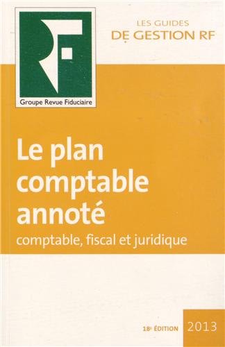 Le  plan comptable annoté