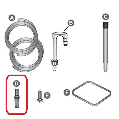 Cascade 500 Canister Filter Parts D. Strainer