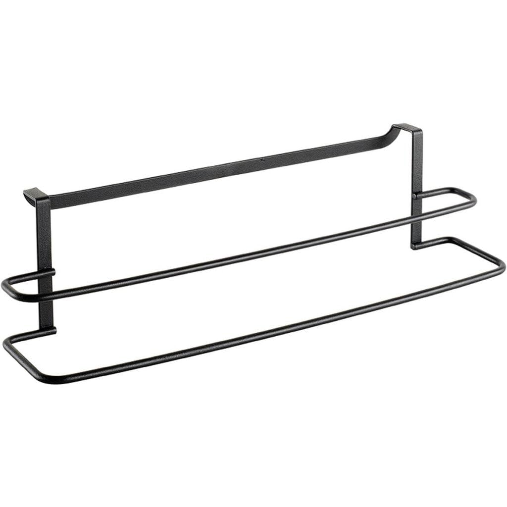 METALTEX ITALIA S.P.A. Double Towel Bar Black, 38x10x9