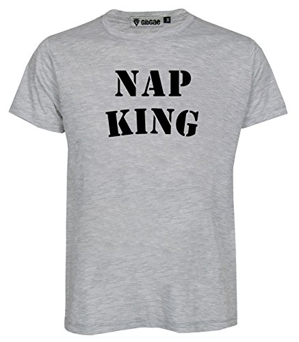 Nap King Slogan Funny Quote Text Men Tee T-Shirt