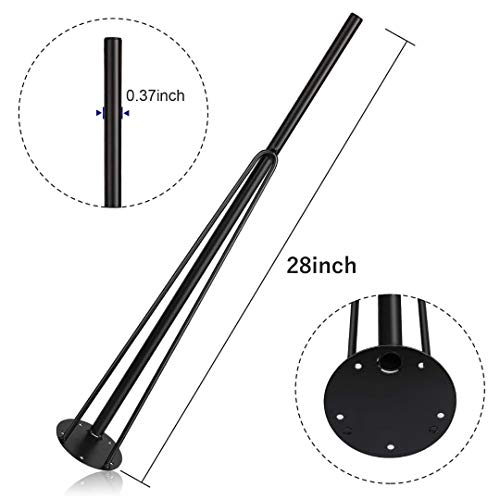 Newway 28 Inches Adjustable Hairpin Table Desk Legs Levelers Design With Screws Protectors For Diy Bench Desk Coffee Table Office Table Bar Table 4 Pieces Pricepulse
