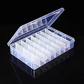 OriGlam 24 Compartment Electronic Component Storage Box Case, SMD SMT Case, Electronic Boxes