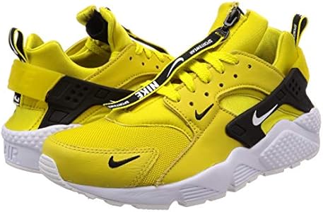 nike air huarache run premium zip yellow