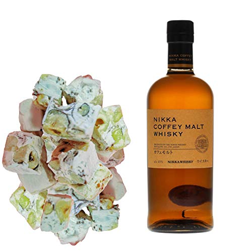 Sortiment Nikka - Coffey Malt Whisky & 150 g Haselnuss-Nougadets - Jonquier Deux Frères
