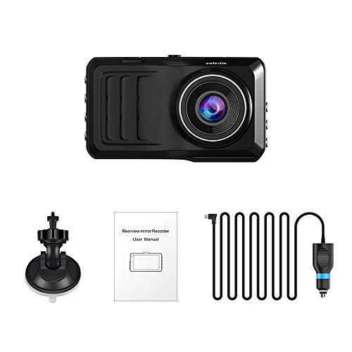 Caferria Dash Cam 1296P FHD Dashboard Car Camera DVR Driving Recorder 3" LCD Screen 170Â°Wide Angle, G-Sensor, Night Vision, WDR, Parking Monitor, Loop Recording, Motion Detection