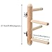 kathson Bird Perches, Birdcage Stands Parrot Climbing Standing Toy 4 Layer Ladder Wood Branch Side Play Rest Platform for Small and Medium Parakeet, Canaries, Cockatiels, Cockatoothumb 1