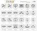 SwitchID Living Room and Kitchen Switch Label and Decal Identifiers, 3D Design - White primary