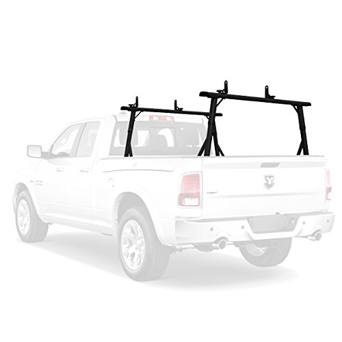 Vantech Compatible with Dodge RamBox P3000 Aluminum Ladder Rack 55" Cross Bars Black