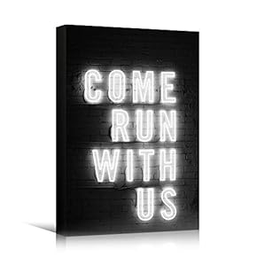 signwin Canvas Wall Art Light Quotes Bedroom Industrial...