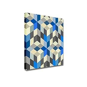Canvas Prints Wall Art - Abstract Mosaic Background| Modern Home Deoration/Wall Art Giclee Printing Wrapped Canvas Art Ready to Hang - 12" x 12"