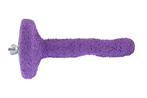 Sweet Feet and Beak Thermal-Lite Natural Patented Perch, X-Small - Purple- Perfect for Keeping your Bird's Feet and Beaks Healthy