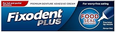 Fixodent Plus Denture Adhesive Cream Food Seal 35ml