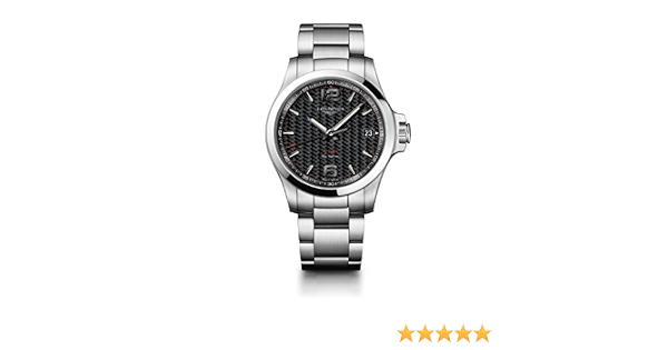 Longines Conquest V.H.P. Black Dial Mens Watch L37164666, Black, Quartz  Movement : Amazon.com.au: Clothing, Shoes \u0026 Accessories
